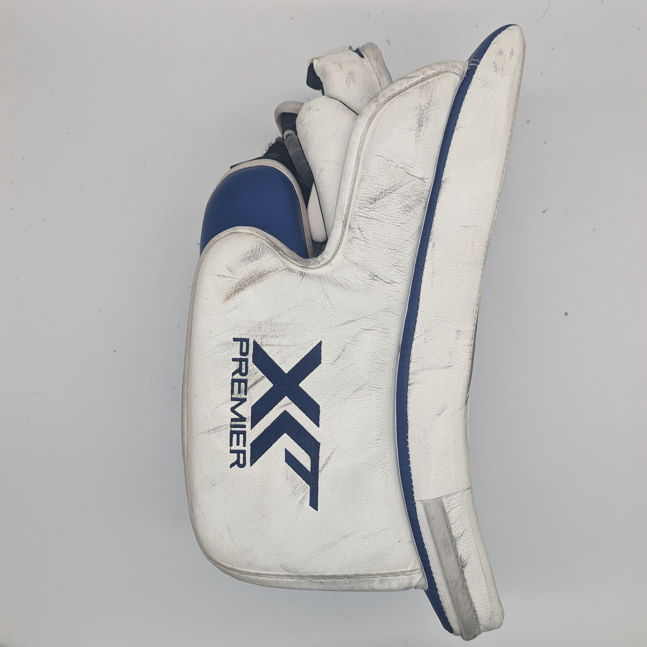 Reebok XLT - Ensemble de gardien de but Pro Stock d'occasion (blanc/bleu)